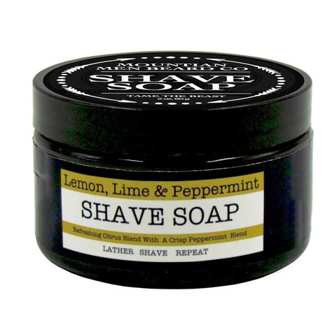 lemon shaving soap essential oils.